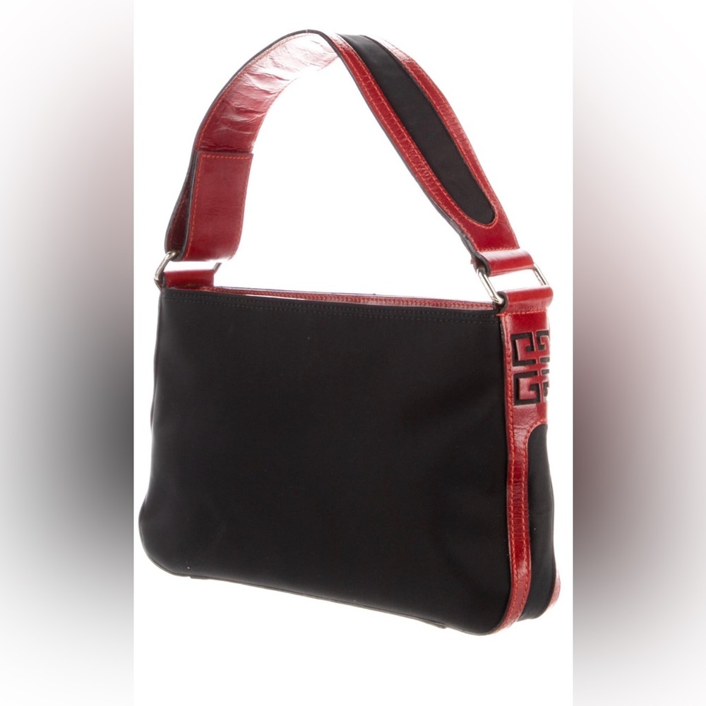 Givenchy Black and Red Shoulder Bag